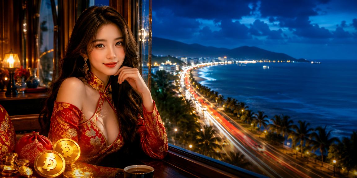 Không gian casino trực tuyến Việt Nam với biểu tượng giải thưởng jackpot nổi bật